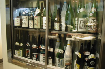 新潟の銘酒冷蔵ショーケース
